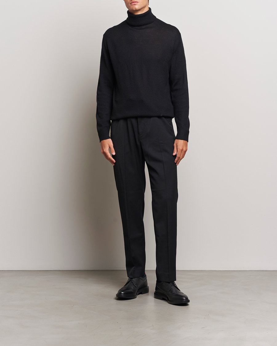 Herre | Trøjer | Jil Sander | Virgil Wool Roll Neck Sweater Black