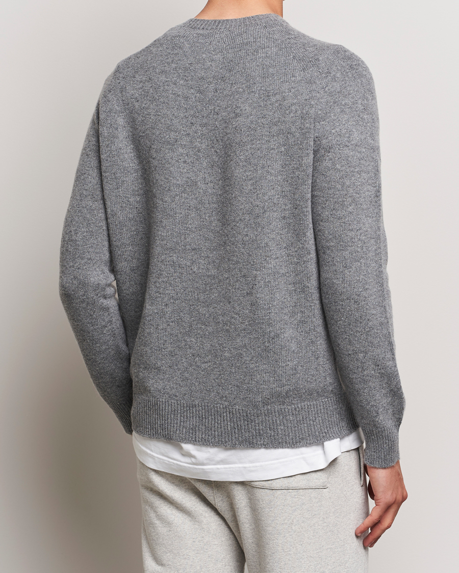 Herre | Trøjer | Jil Sander | Cashmere/Merino Round Neck Sweater Grey Melange
