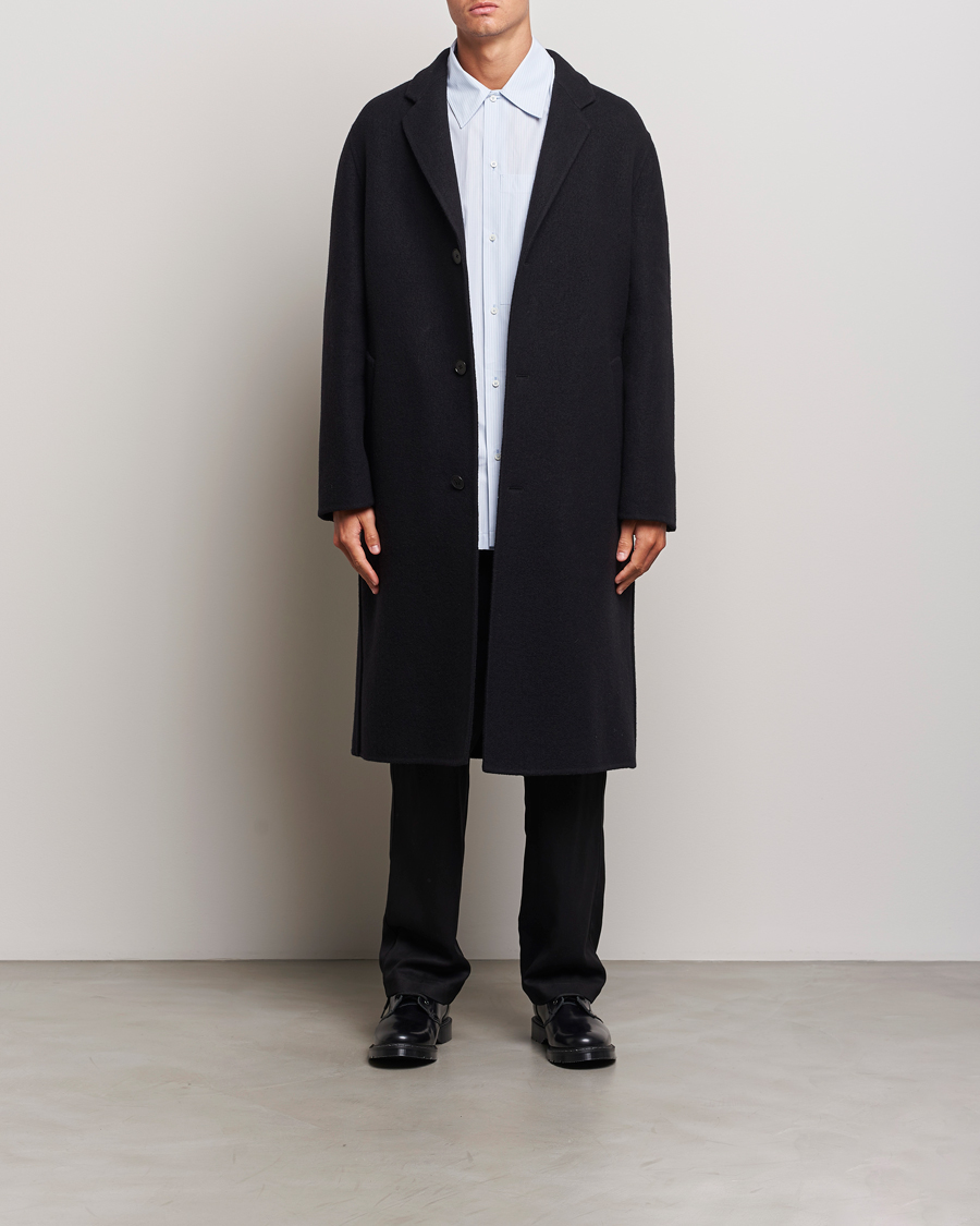 Herre | Jakker | Jil Sander | Felted Wool Coat Black