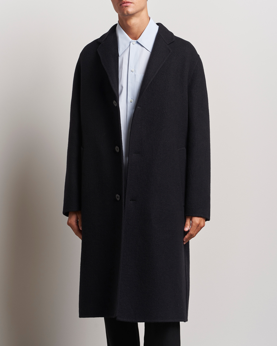 Herre | Jakker | Jil Sander | Felted Wool Coat Black