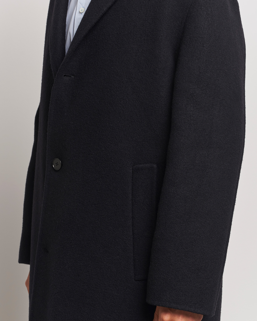 Herre | Jakker | Jil Sander | Felted Wool Coat Black