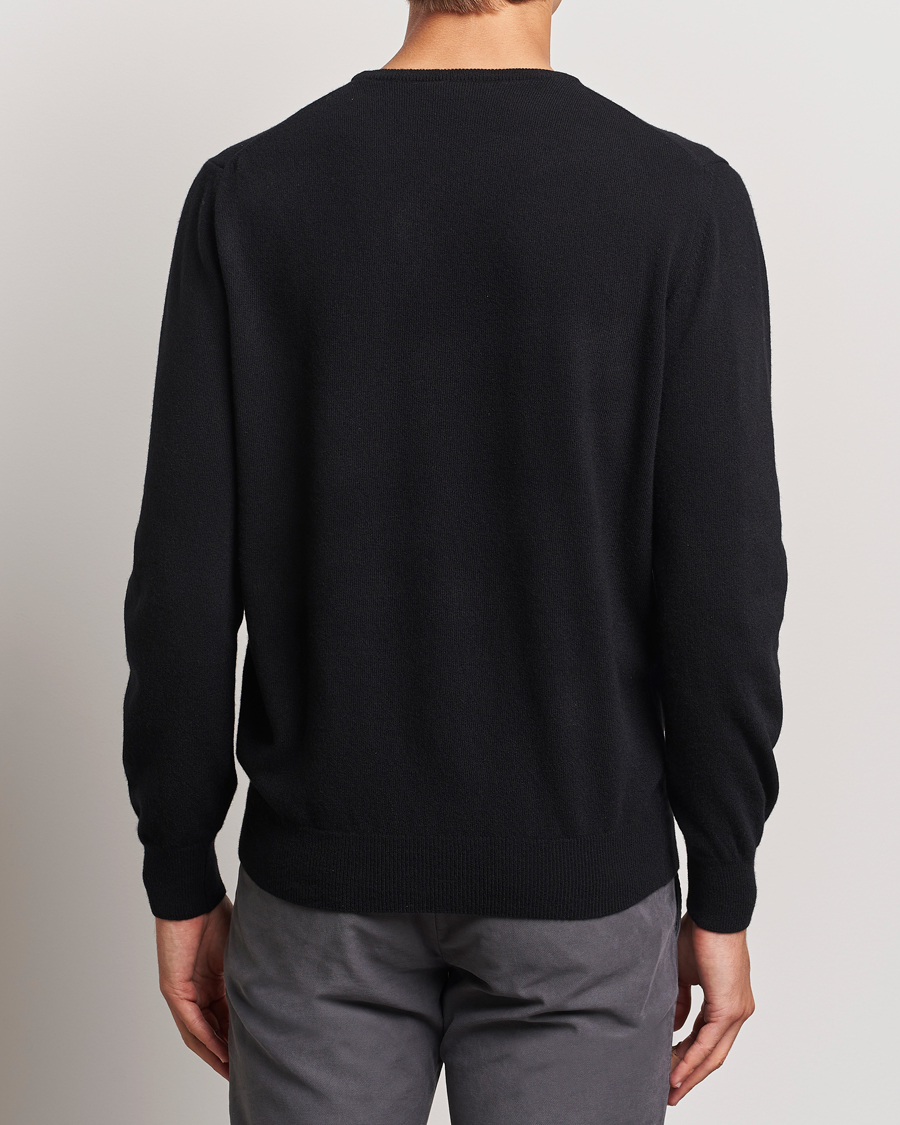 Herre | Trøjer | Morgano | Wool/Cashmere Crewneck Black