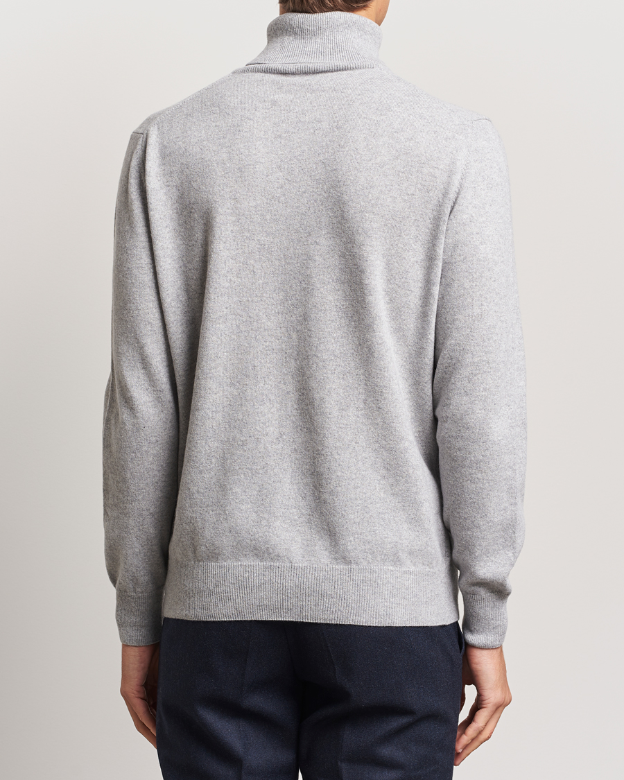 Herre | Trøjer | Morgano | Wool/Cashmere Rollneck Mid Grey