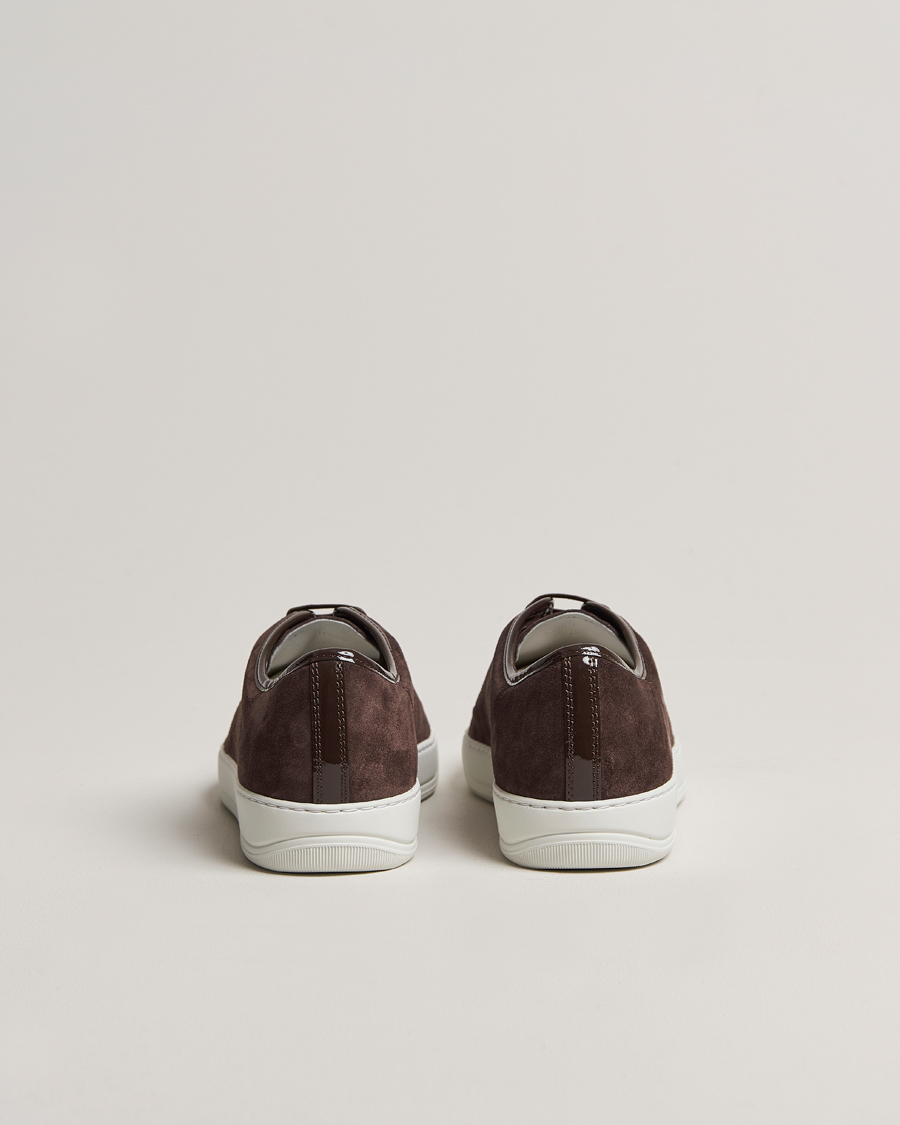 Herre | Sneakers med lavt skaft | Lanvin | Patent Cap Toe Sneaker Dark Brown