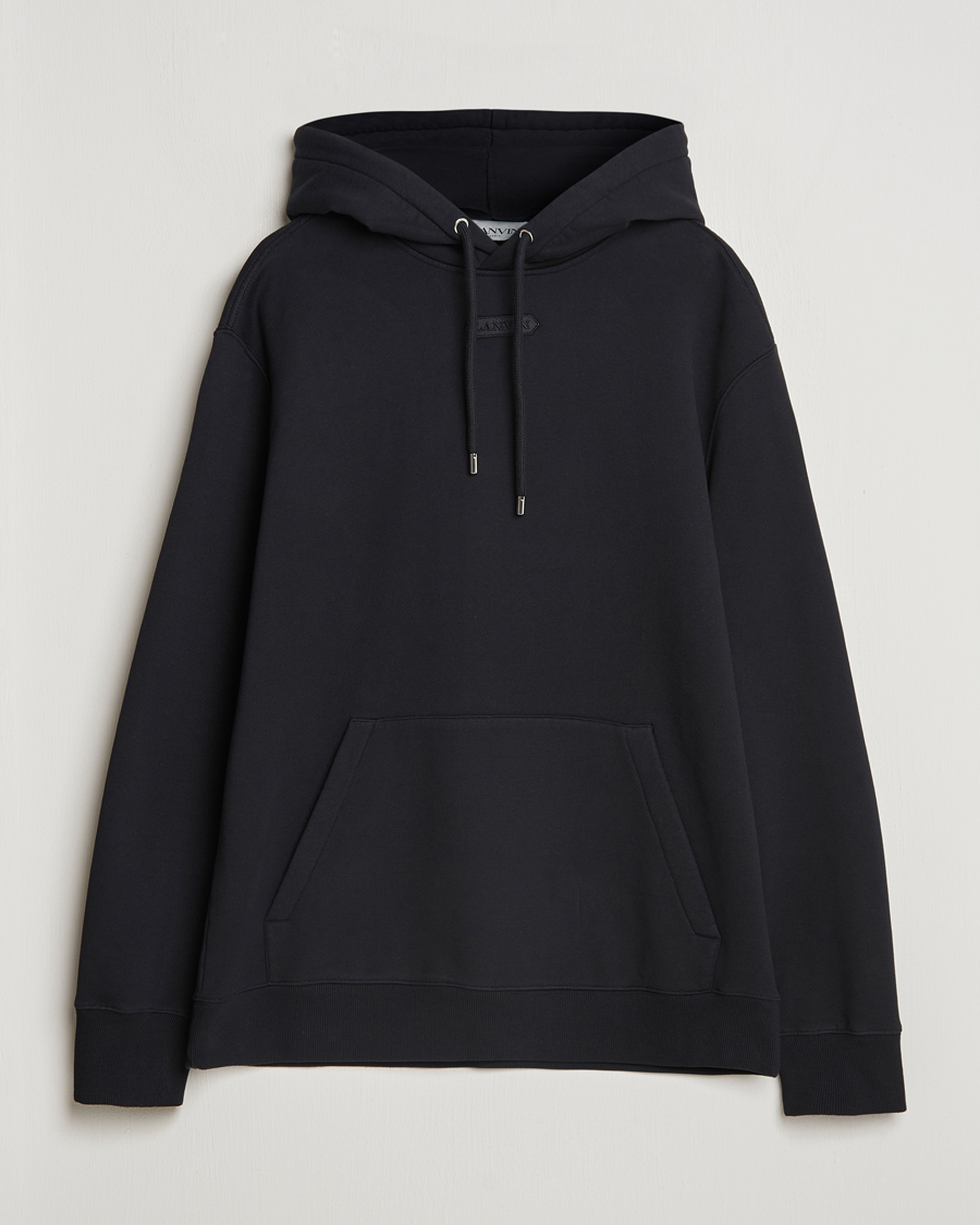 Herre | Trøjer | Lanvin | Patch Logo Hoodie Black