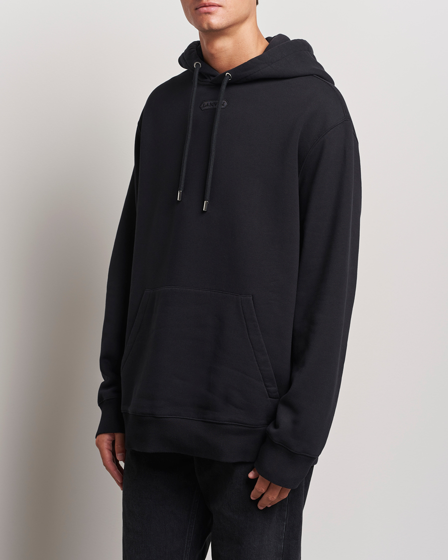 Herre | Trøjer | Lanvin | Patch Logo Hoodie Black
