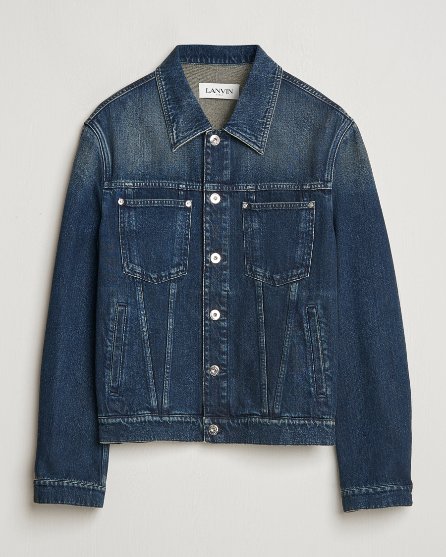 Herre | Jakker | Lanvin | Classic Denim Jacket Medium Blue