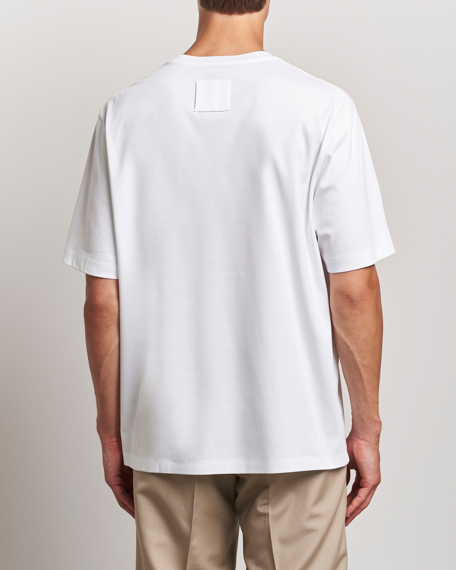 Herre | T-Shirts | Lanvin | Embroidered Logo T-Shirt White