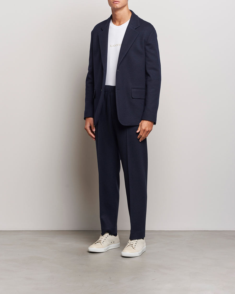 Herre | Blazere & jakker | Lanvin | Unconstructed Wool Blazer Navy