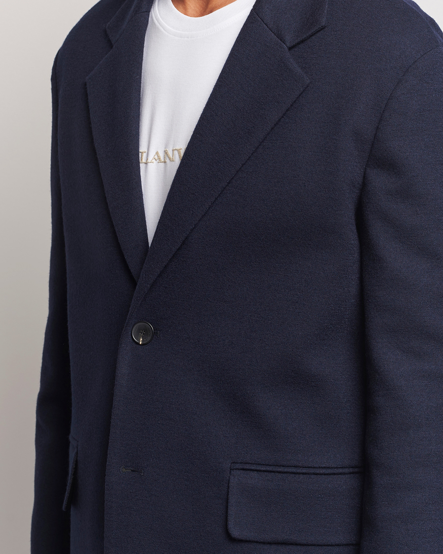 Herre | Blazere & jakker | Lanvin | Unconstructed Wool Blazer Navy