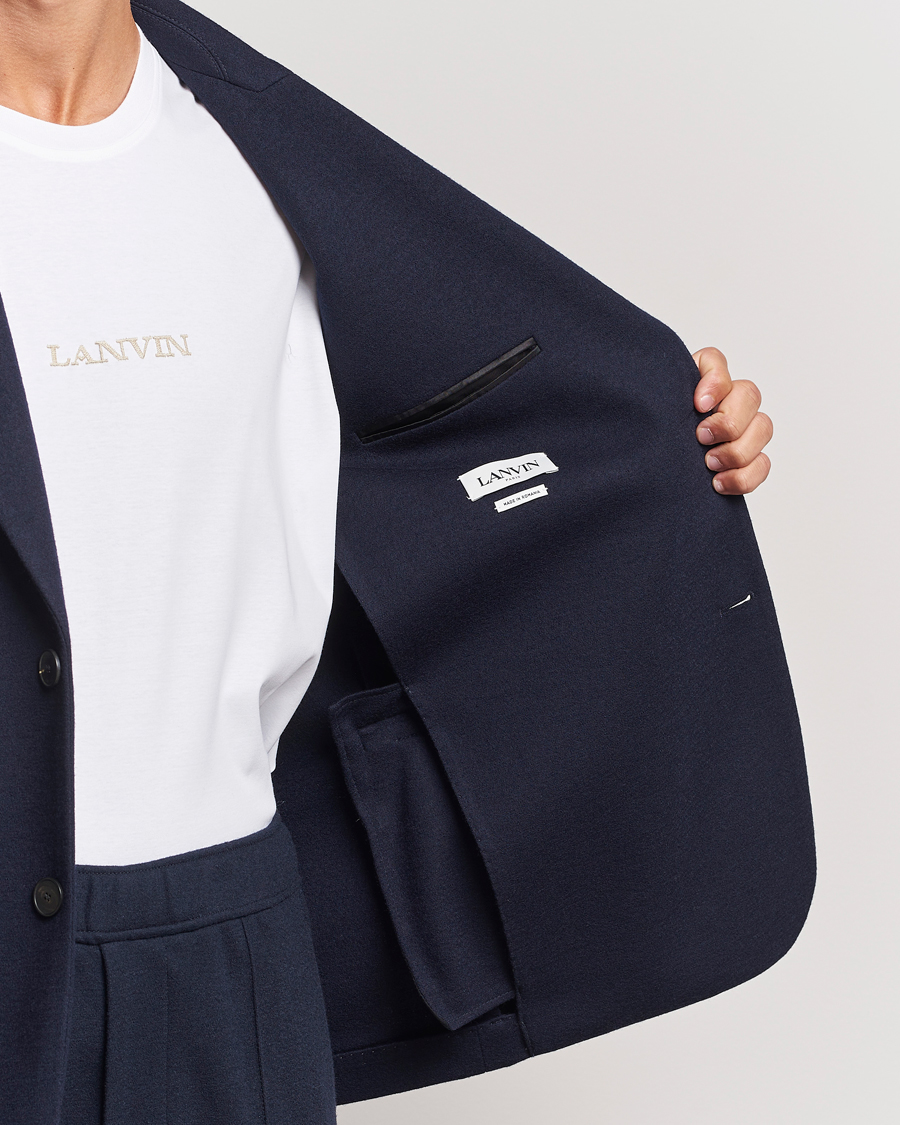 Herre | Blazere & jakker | Lanvin | Unconstructed Wool Blazer Navy