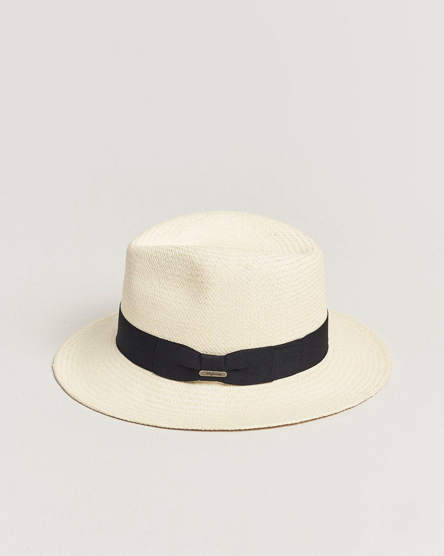 Herre | Tilbehør | Wigéns | Panama Hat White/Black