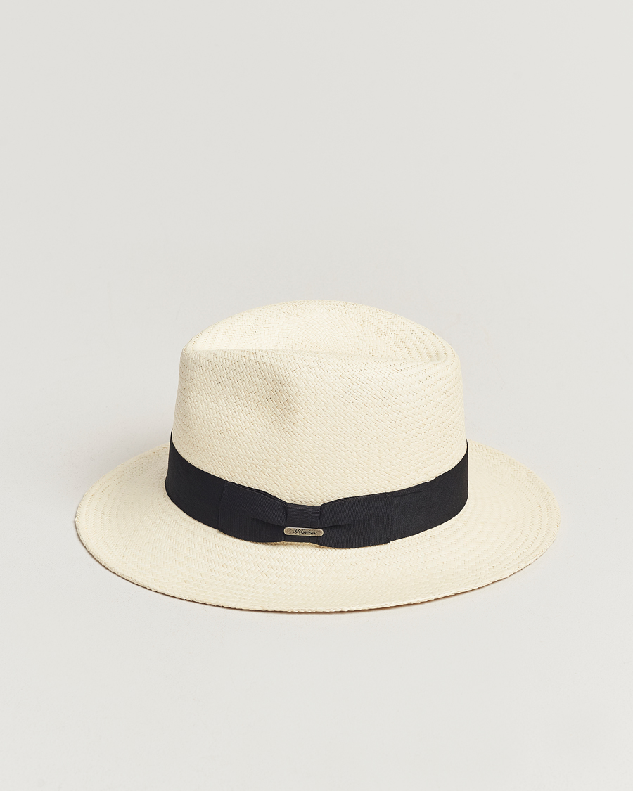 Herre | Hatte & kasketter | Wigéns | Panama Hat White/Black