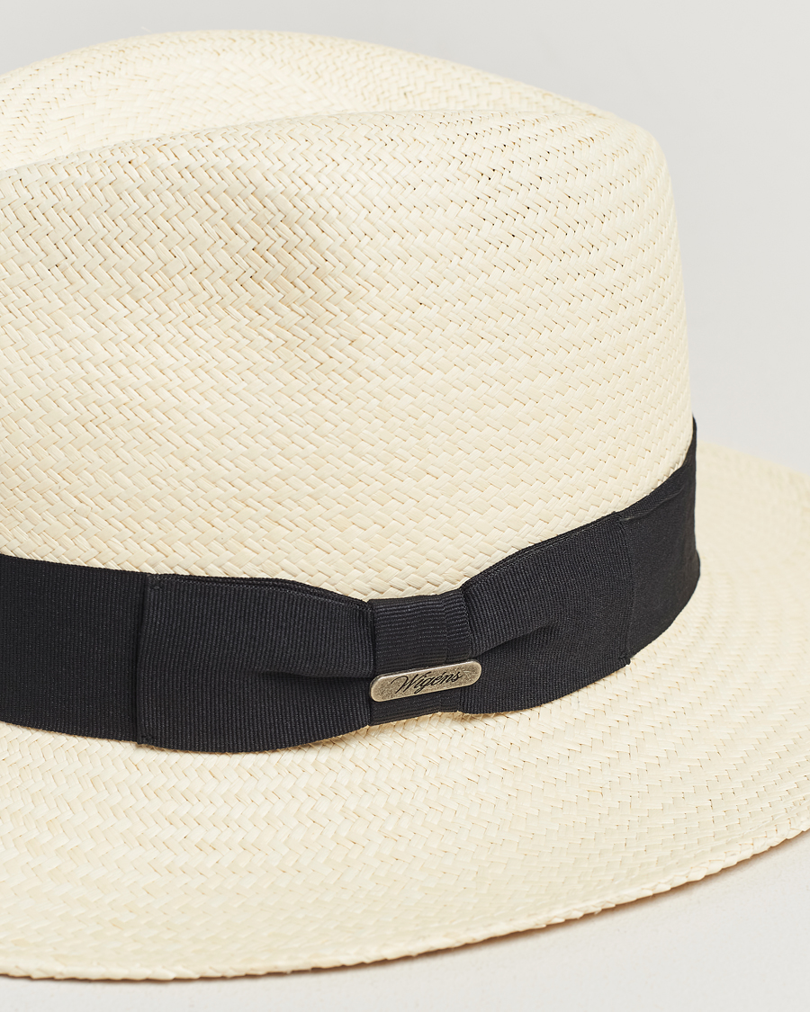 Herre | Hatte & kasketter | Wigéns | Panama Hat White/Black