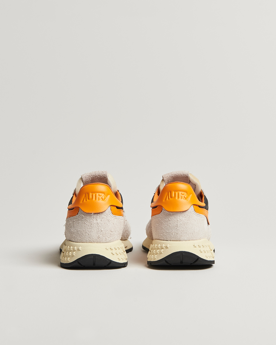 Herre | Autry Reelwind Running Sneaker White/Grey/Orange | Autry | Reelwind Running Sneaker White/Grey/Orange