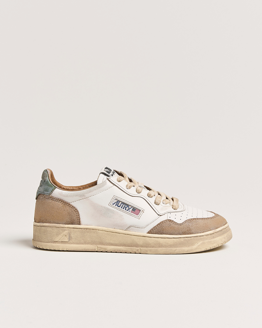 Herre | Autry Super Vintage Low Leather/Suede Sneaker Cyprs/Cognac | Autry | Super Vintage Low Leather/Suede Sneaker Cyprs/Cognac