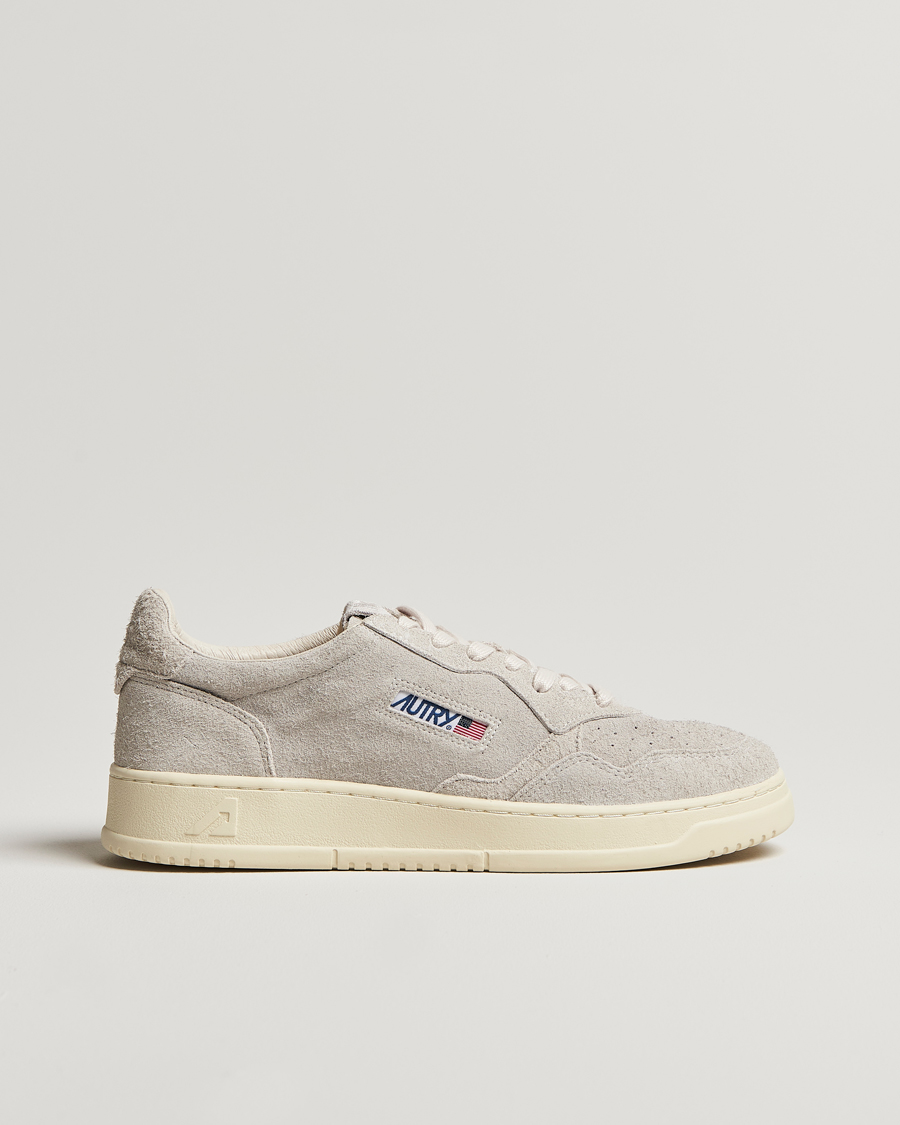 Herre | Autry Medalist Low Suede Sneaker White | Autry | Medalist Low Suede Sneaker White