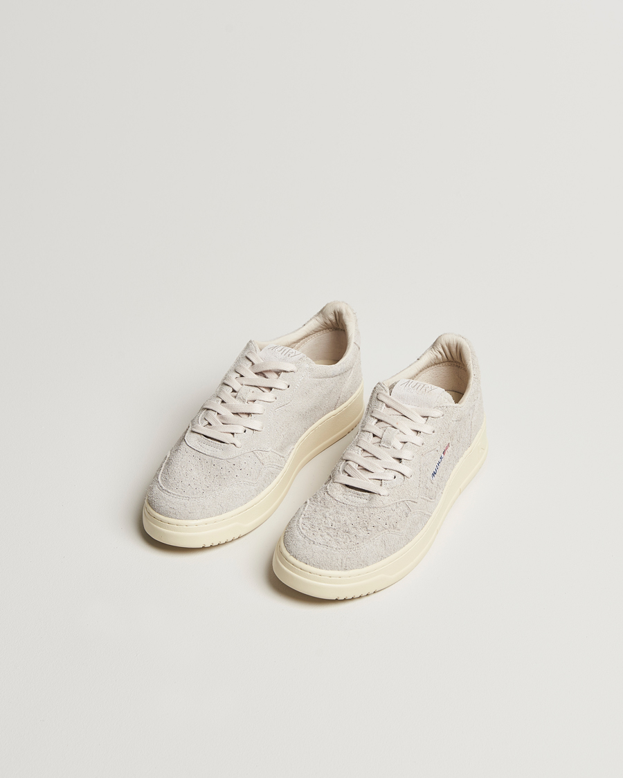 Herre | Autry Medalist Low Suede Sneaker White | Autry | Medalist Low Suede Sneaker White