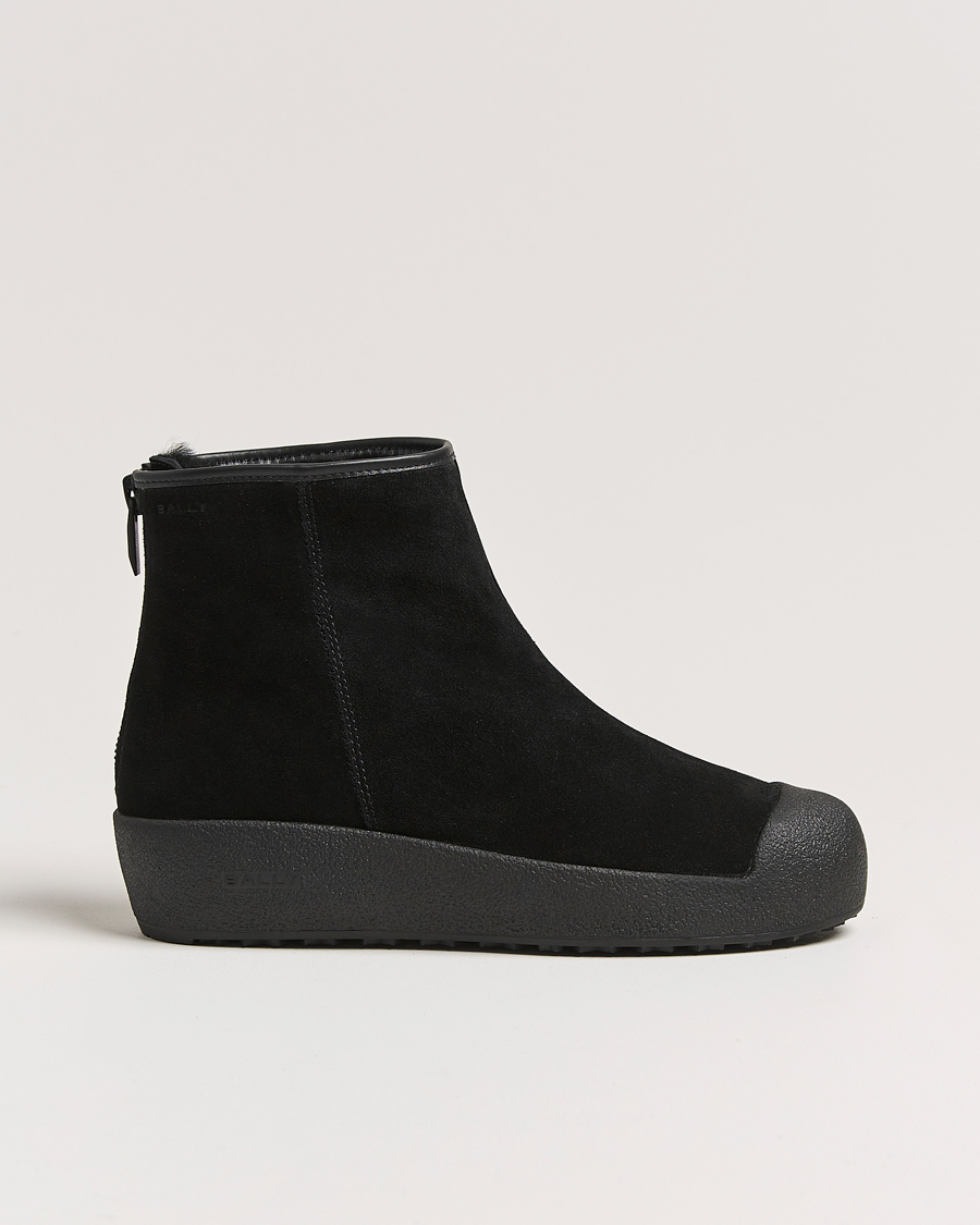 Herre | Bally Guard III M Soft Curling Boot Black | Bally | Guard III M Soft Curling Boot Black