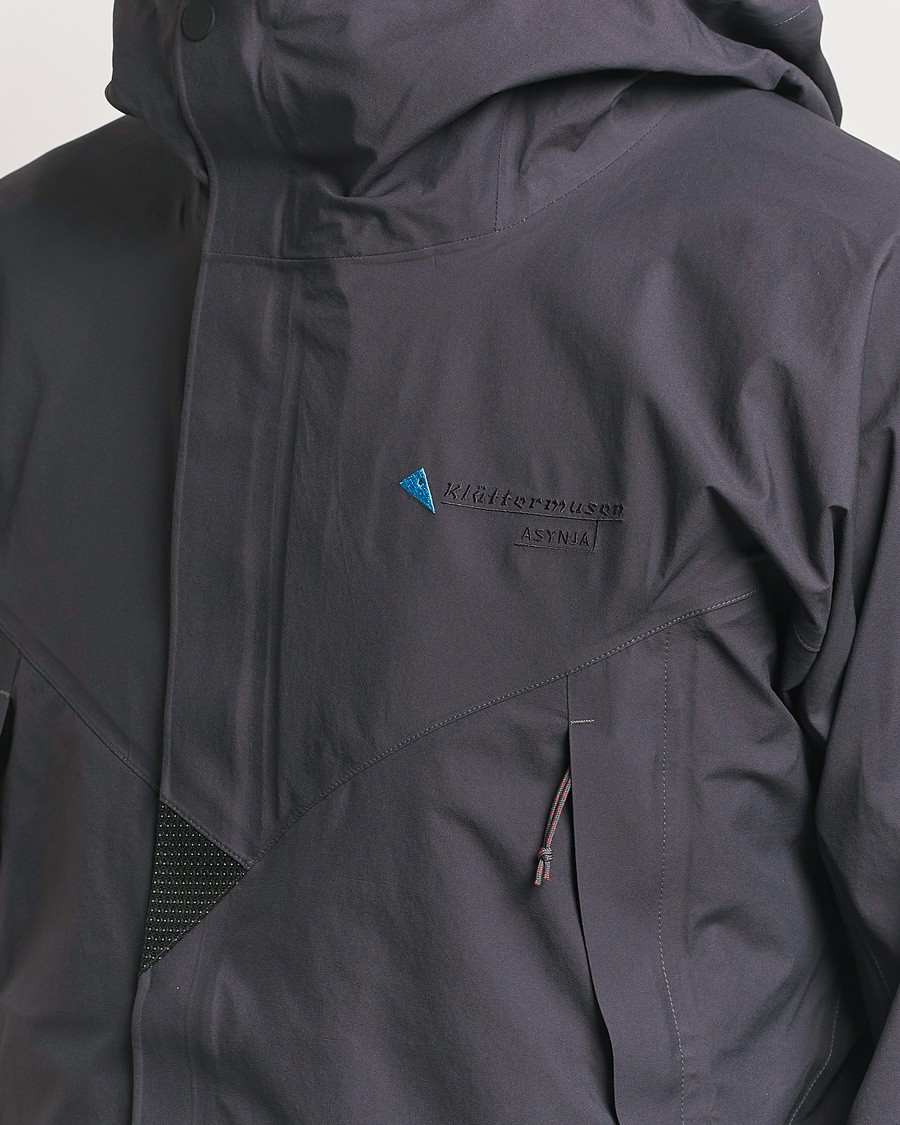 Herre | Jakker | Klättermusen | Asynja Lightweight Waterproof Jacket Raven