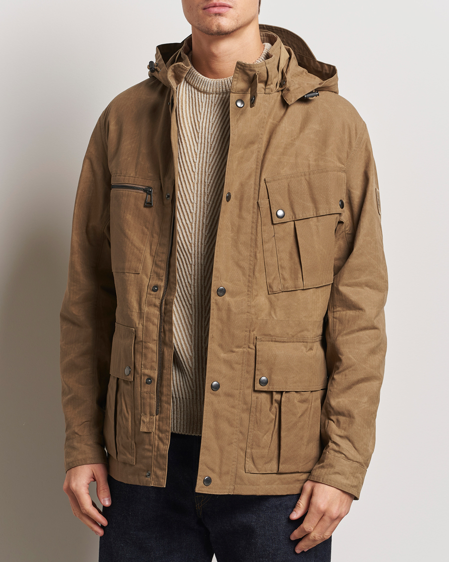 Herre | Jakker | Belstaff | Centenary Ripstop Field Jacket British Khaki