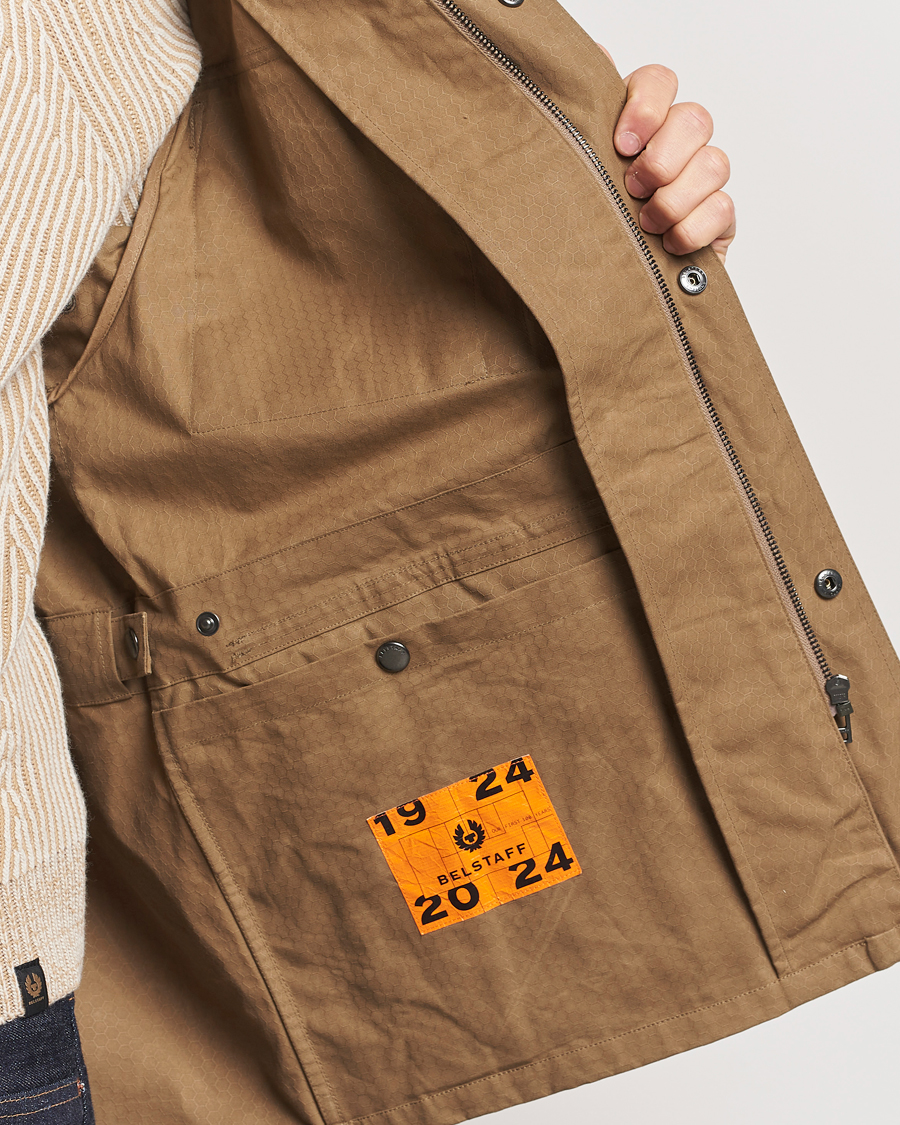 Herre | Jakker | Belstaff | Centenary Ripstop Field Jacket British Khaki