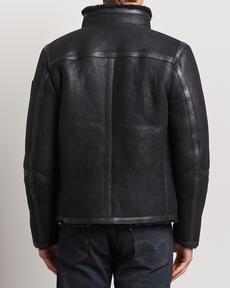 Herre | Jakker | Belstaff | Tundra Sherling Leather Jacket Black