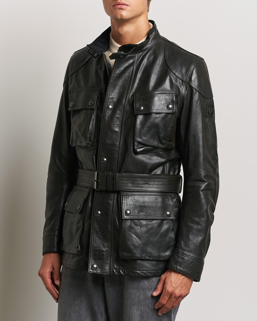 Herre | Jakker | Belstaff | Trailmaster Panther Leather Jacket Black