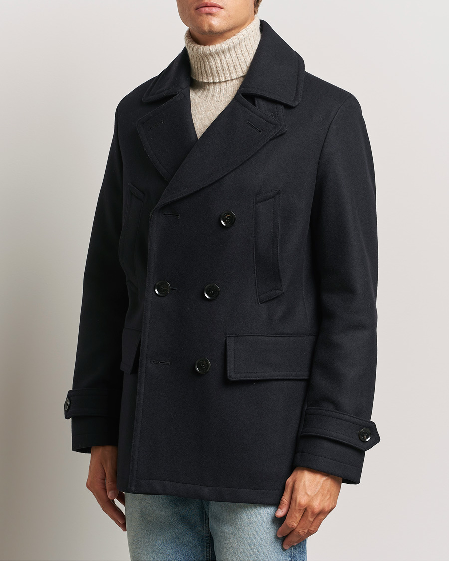Herre | Jakker | Belstaff | Milford Wool Peacoat Ink Blue