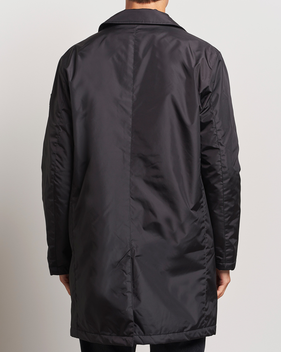 Herre | Jakker | Belstaff | Drill Padded Nylon Coat Black