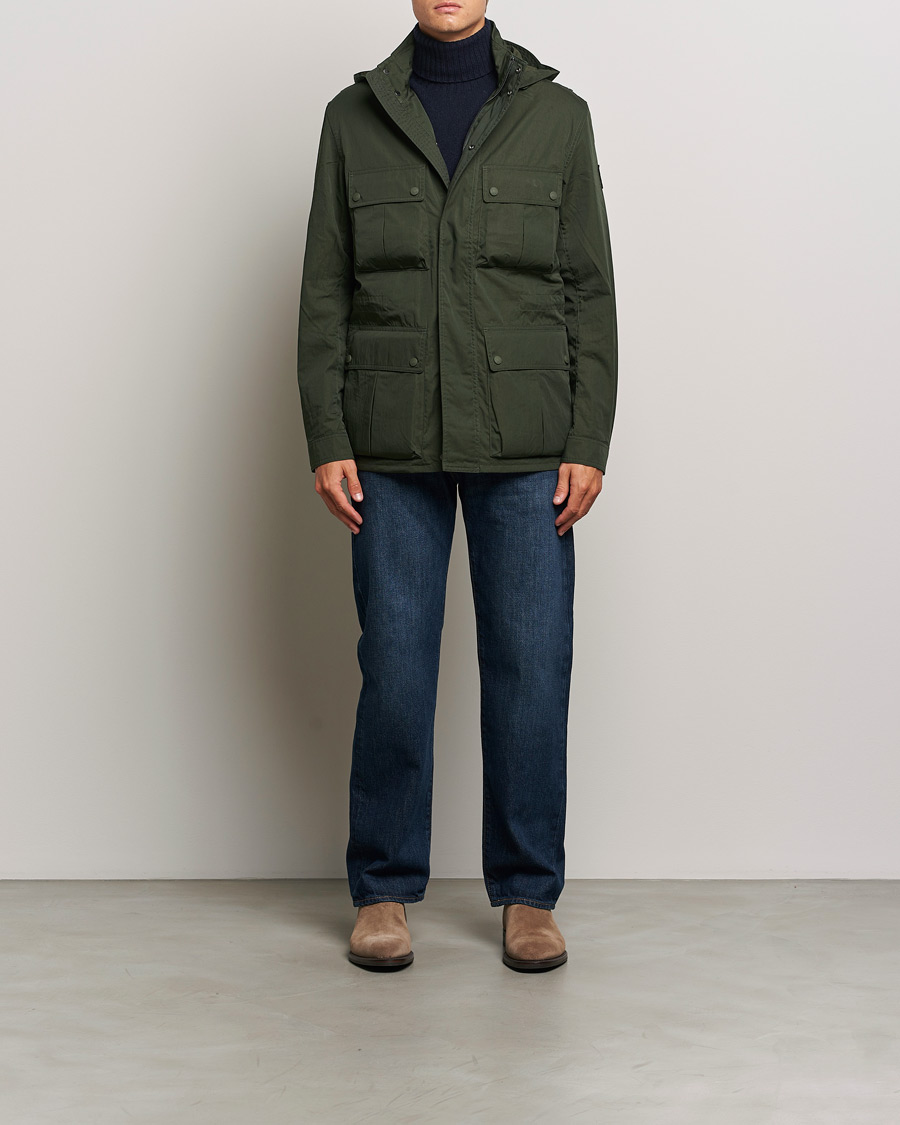 Herre | Jakker | Belstaff | Drome Field Jacket Tile Green