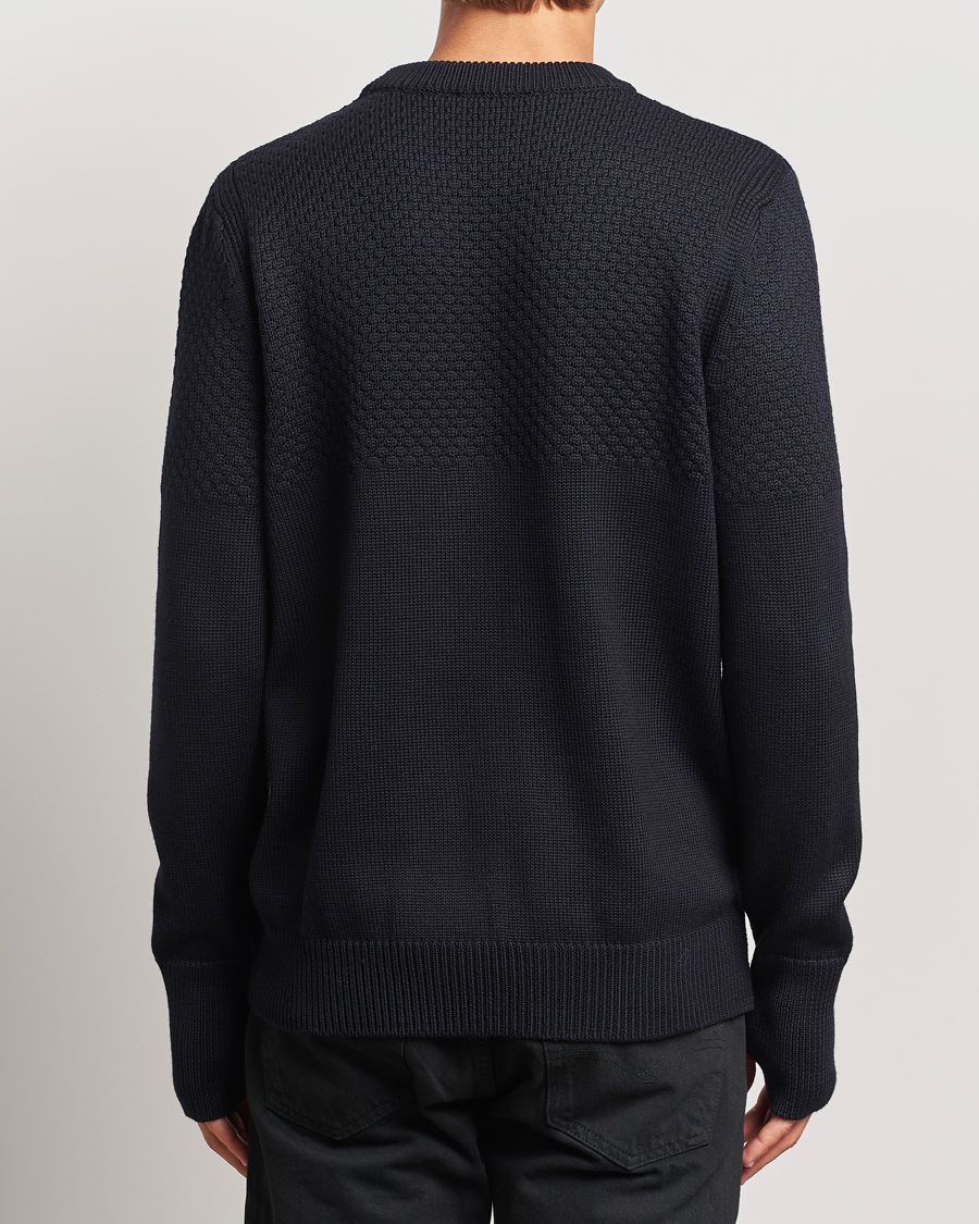 Herre | Trøjer | Belstaff | Sternway Knitted Crewneck Dark Ink