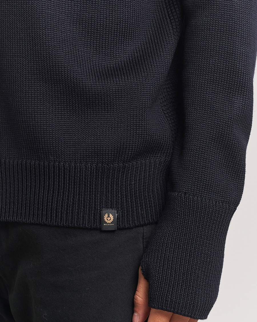 Herre | Trøjer | Belstaff | Sternway Knitted Crewneck Dark Ink