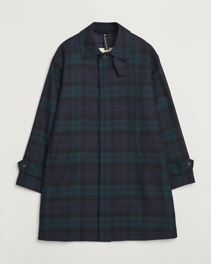 Herre | Jakker | Mackintosh | Wool Soho Tartan Coat Blackwatch