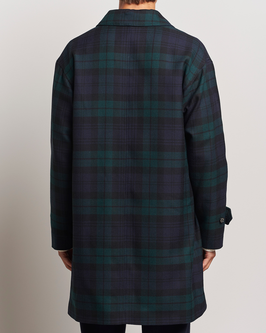 Herre | Jakker | Mackintosh | Wool Soho Tartan Coat Blackwatch