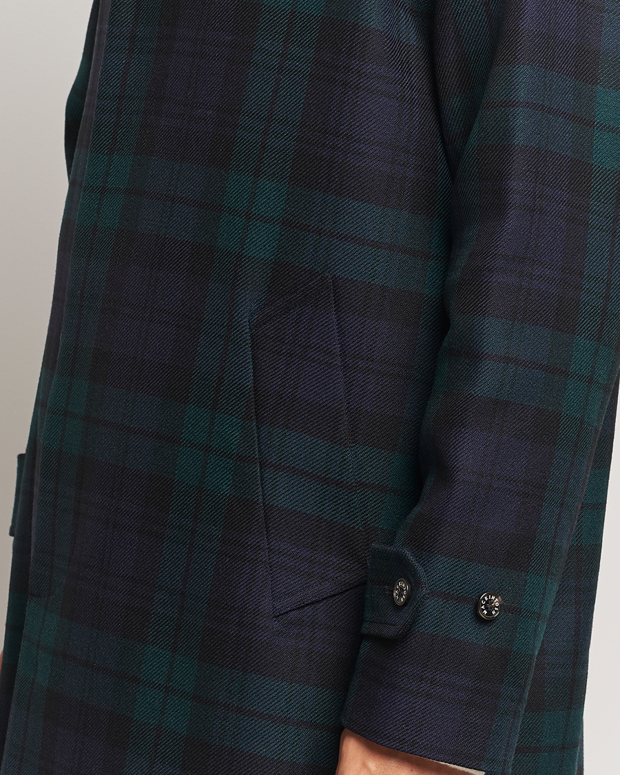 Herre | Jakker | Mackintosh | Wool Soho Tartan Coat Blackwatch