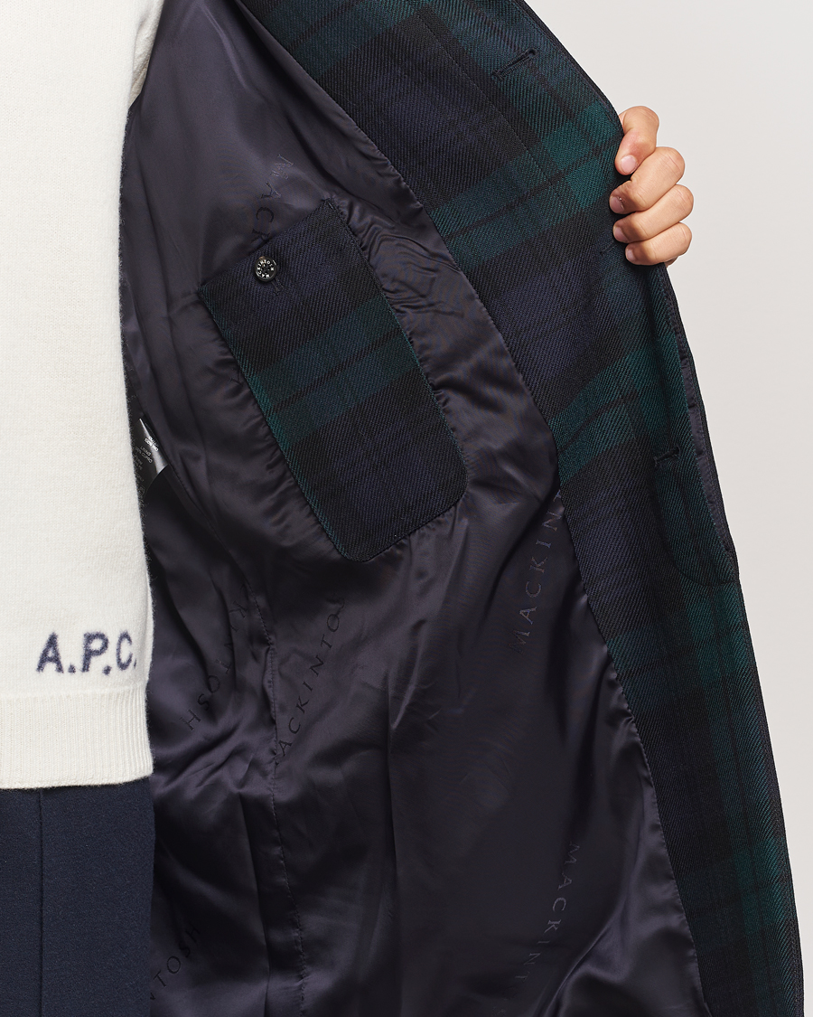 Herre | Jakker | Mackintosh | Wool Soho Tartan Coat Blackwatch