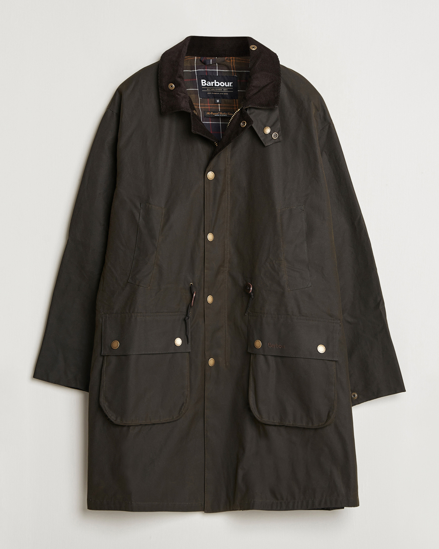 Herre | Jakker | Barbour Heritage | Bedale Wax Trench Coat Olive