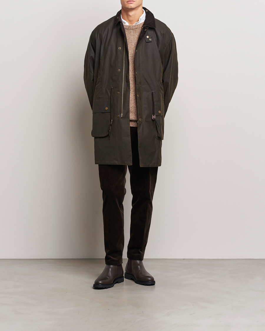 Herre | Jakker | Barbour Heritage | Bedale Wax Trench Coat Olive