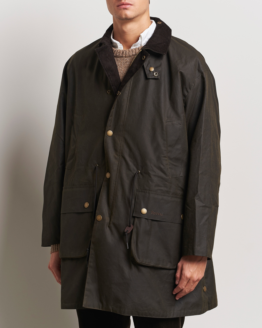 Herre | Jakker | Barbour Heritage | Bedale Wax Trench Coat Olive