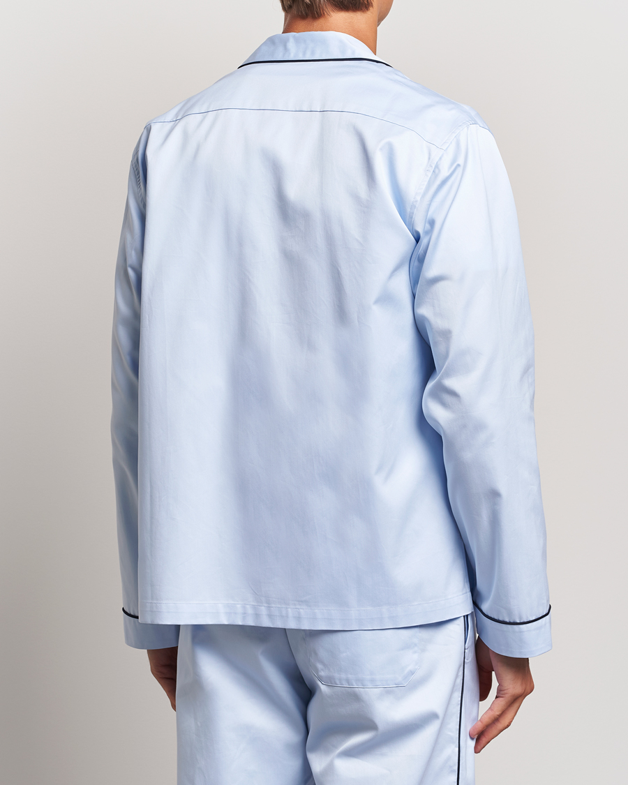 Herre | Pyjamas & Morgenkåber | Tekla | Sateen Pyjama Shirt Bellhop Blue