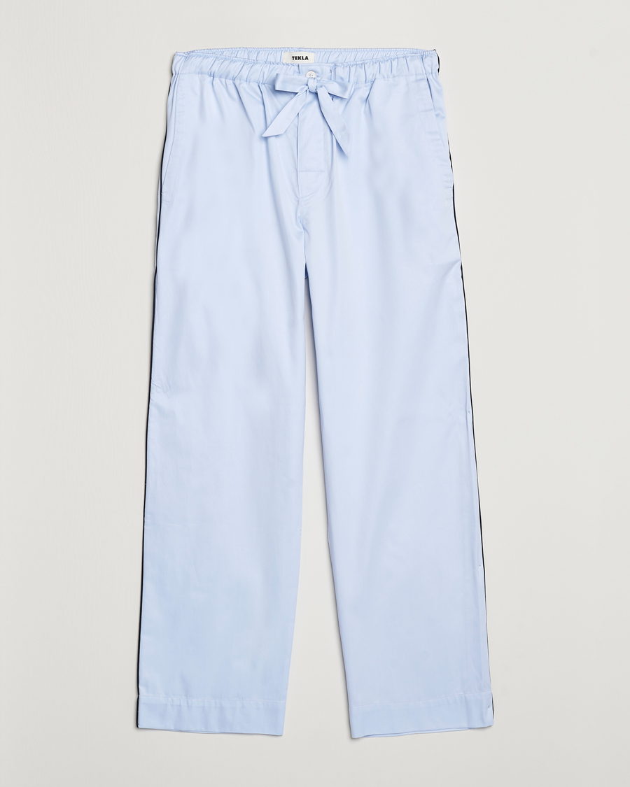 Herre | Pyjamas & Morgenkåber | Tekla | Sateen Pyjama Pants Bellhop Blue
