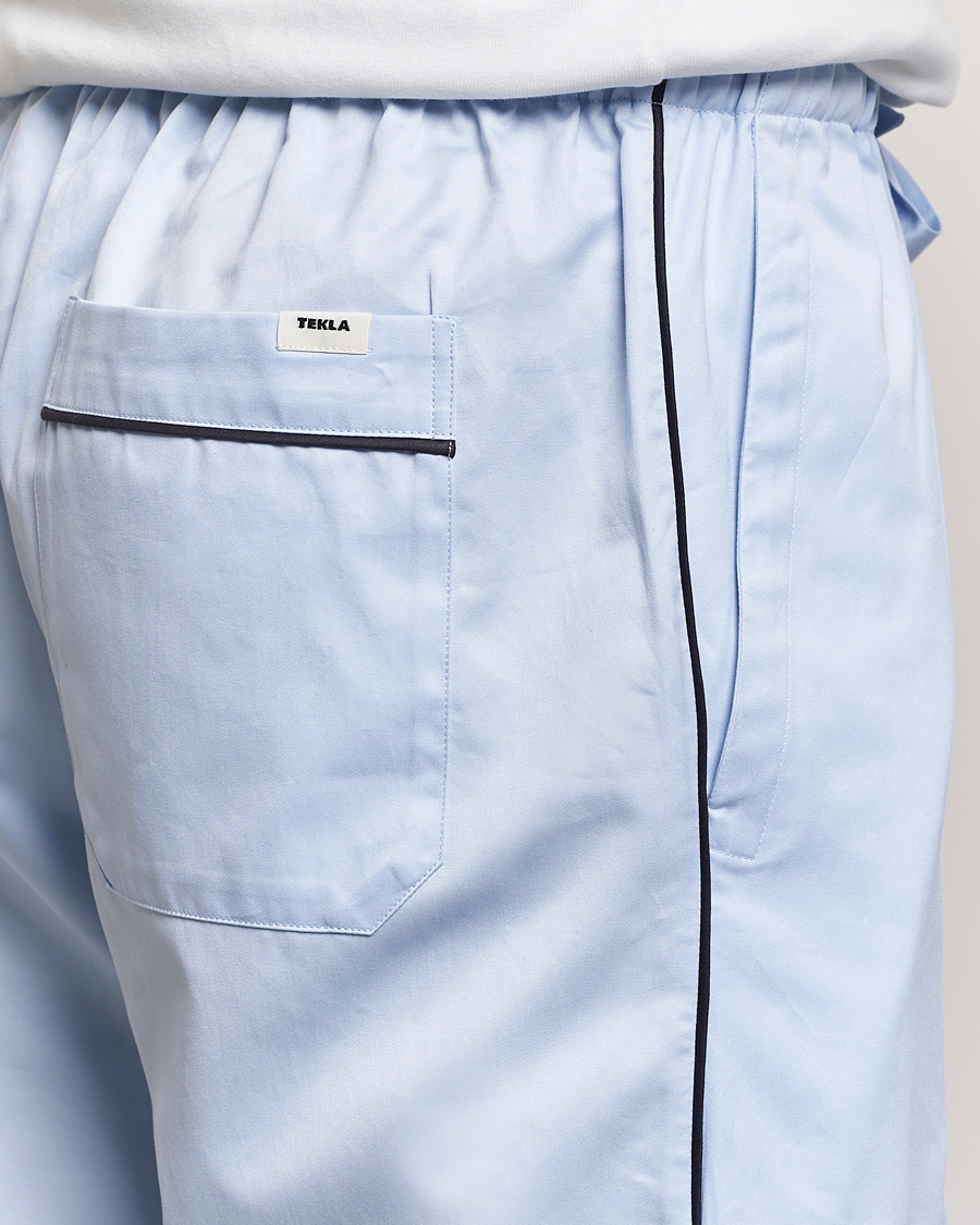 Herre | Pyjamas & Morgenkåber | Tekla | Sateen Pyjama Pants Bellhop Blue