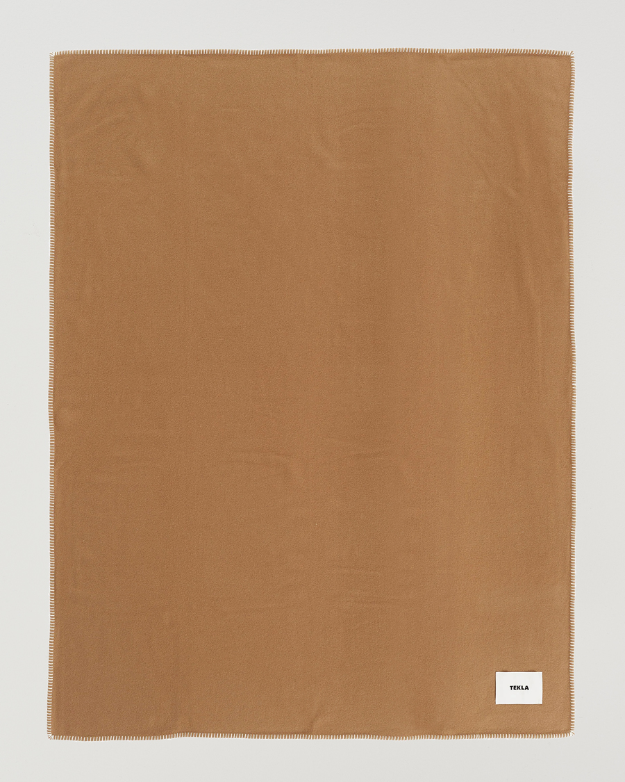 Herre | Tekla Lambswool Blanket Oak | Tekla | Lambswool Blanket Oak