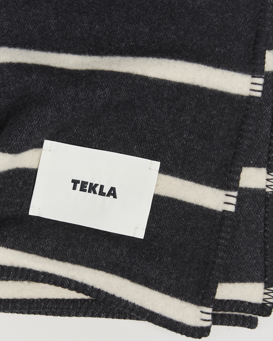 Herre | Tekla Lambswool Blanket Starling Stripes | Tekla | Lambswool Blanket Starling Stripes