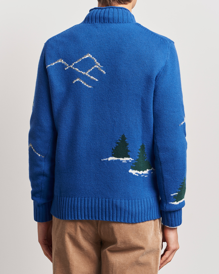 Herre | Trøjer | Polo Ralph Lauren | Family Bear Knitted Polo Heritage Royal
