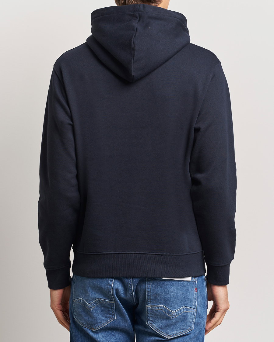 Herre | Trøjer | Replay | Tonal Logo Hoodie Navy