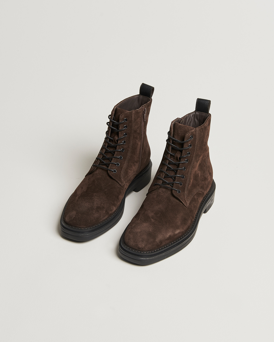 Herre | GANT Boggar Suede Boot Espresso Brown | GANT | Boggar Suede Boot Espresso Brown