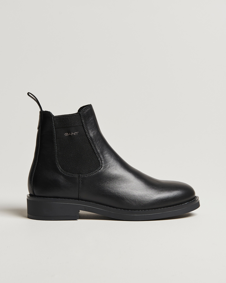 Herre | GANT Prepdale Leather Chelsea Boot Black | GANT | Prepdale Leather Chelsea Boot Black
