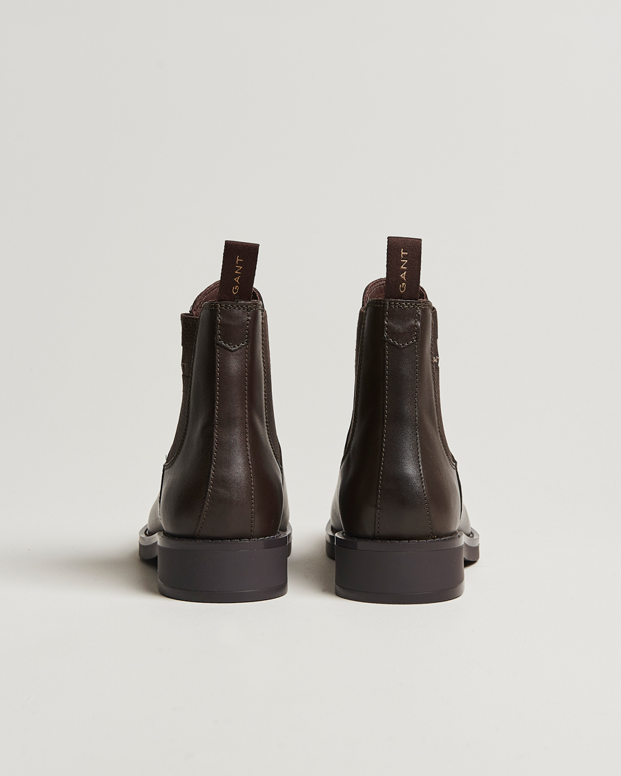 Herre | GANT Prepdale Leather Chelsea Boot Dark Brown | GANT | Prepdale Leather Chelsea Boot Dark Brown